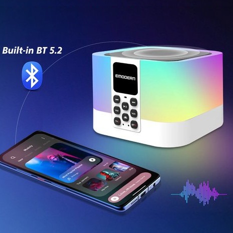 TV Box Και Bluetooth Ηχείο Με Φωτισμό RGB Andowl TV6 Mate - Image 3