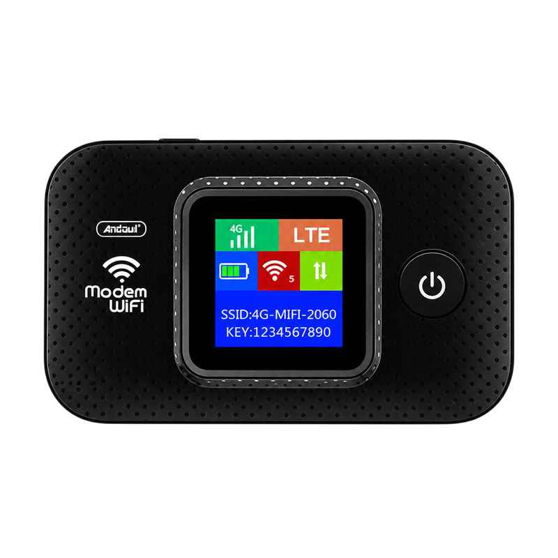 Andowl Φορητό Router WiFi 4G LTE με Οθόνη και Υποστήριξη SIM Q-A515 - Portable 4G LTE WiFi Router with Display and SIM Support - Image 2