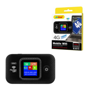 Andowl Φορητό Router WiFi 4G LTE με Οθόνη και Υποστήριξη SIM Q-A515 - Portable 4G LTE WiFi Router with Display and SIM Support - sukki.gr