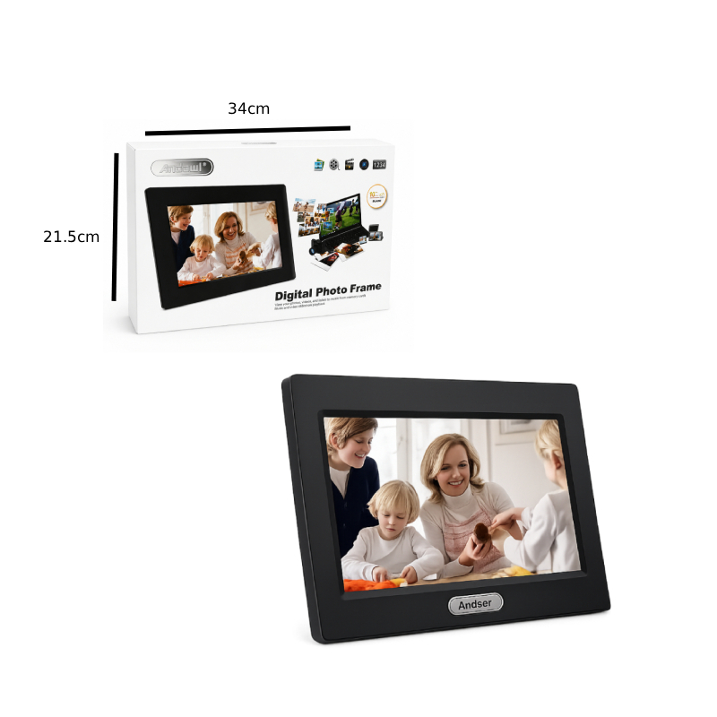 Ψηφιακή Κορνίζα 10" Andowl Q-L230 για Φωτογραφίες & Βίντεο - Andowl Q-L230 10" Digital Photo Frame - Image 3