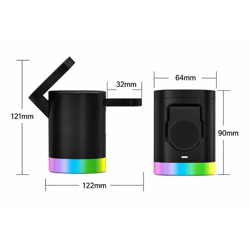 Andowl Φορτιστής Ασύρματης Φόρτισης 3 σε 1 MagSafe 20W Q-A63 - 3 in 1 Magnetic Fast Wireless Charger - Image 3