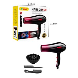 Alternative view of Andowl Πιστολάκι Μαλλιών 1600W Q-M688 - Hair Dryer