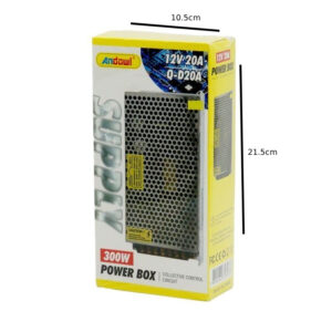 Alternative view of Andowl Τροφοδοτικό LED Ισχύος 300W με Τάση Εξόδου 12V Q-D20A - Power Box