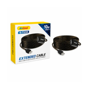 Andowl Καλώδιο Επέκτασης USB 2.0 10 Μέτρων Q-T05B - USB 2.0 Extension Cable 10M