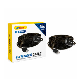 Andowl Καλώδιο Επέκτασης USB 2.0 15 Μέτρων Q-T05C - USB 2.0 Extension Cable 15M