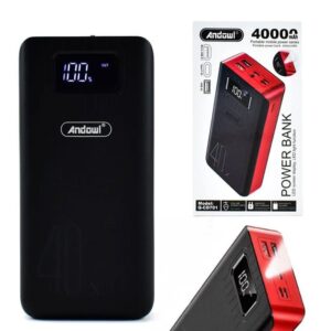 Andowl Q-CD701 Power Bank 40000mAh με 2 Θύρες USB - LED Screen Display Power Bank - sukki.gr