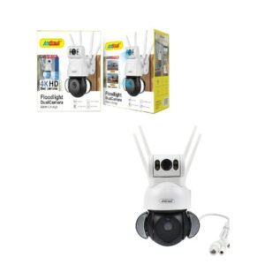 Andowl IP Κάμερα Παρακολούθησης Wi-Fi 4K Αδιάβροχη με Αμφίδρομη Επικοινωνία Q-SX920 - Foodlight Dual Camera - sukki.gr