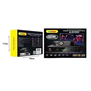 Alternative view of Andowl Q-DV900 Ψηφιακός Δέκτης Αποκωδικοποιητής Mpeg-4 4K UHD Σύνδεσεις SCART / HDMI - Digital TV Converters Box