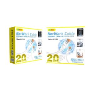 Andowl Καλώδιο δικτύου ethernet 20m 1000MHz U/UTP Cat.5e Q-T141 - Net Work Cable - sukki.gr
