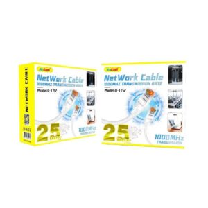 Andowl Καλώδιο δικτύου Ethernet 25m 1000MHz U/UTP Cat.5e Q-T152 - Net Work Cable