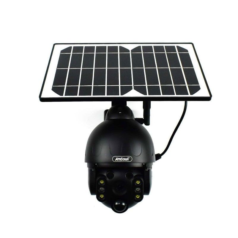 Andowl IP Κάμερα Παρακολούθησης Wi-Fi 1080p Full HD 4K Αδιάβροχη Μπαταρίας με Αμφίδρομη Επικοινωνία Q-SX80 4G+5G SIM - Solar Camera Wireless Smart - Image 3