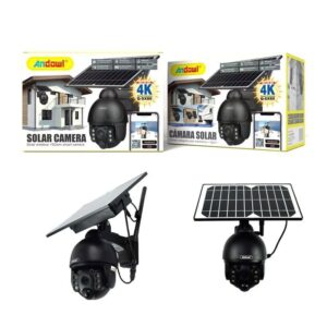 Andowl IP Κάμερα Παρακολούθησης Wi-Fi 1080p Full HD 4K Αδιάβροχη Μπαταρίας με Αμφίδρομη Επικοινωνία Q-SX80 4G+5G SIM - Solar Camera Wireless Smart - sukki.gr