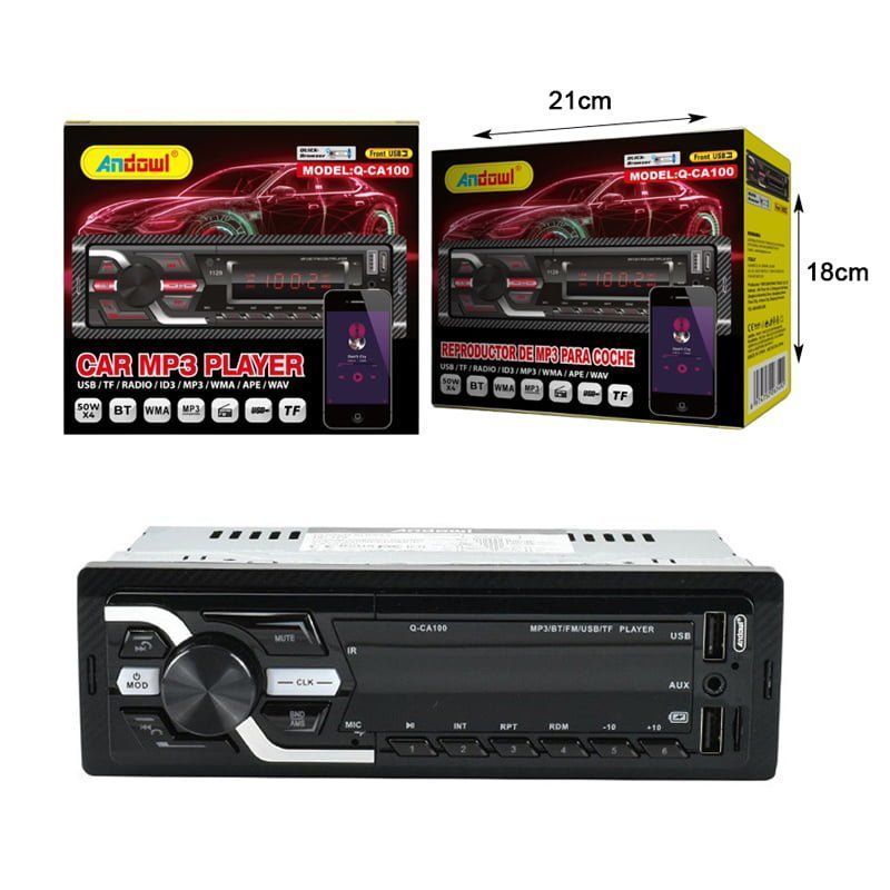 Andowl Ηχοσύστημα Αυτοκινήτου 1DIN (Bluetooth/USB/WiFi/GPS) Q-CA100 - Car MP3 player - Image 6