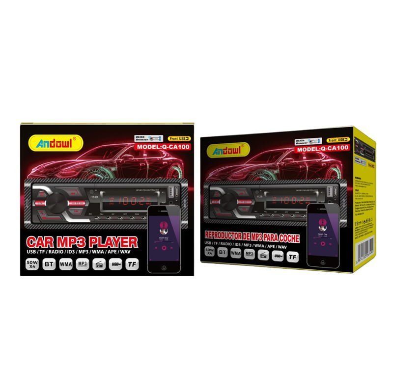 Andowl Ηχοσύστημα Αυτοκινήτου 1DIN (Bluetooth/USB/WiFi/GPS) Q-CA100 - Car MP3 player - Image 5