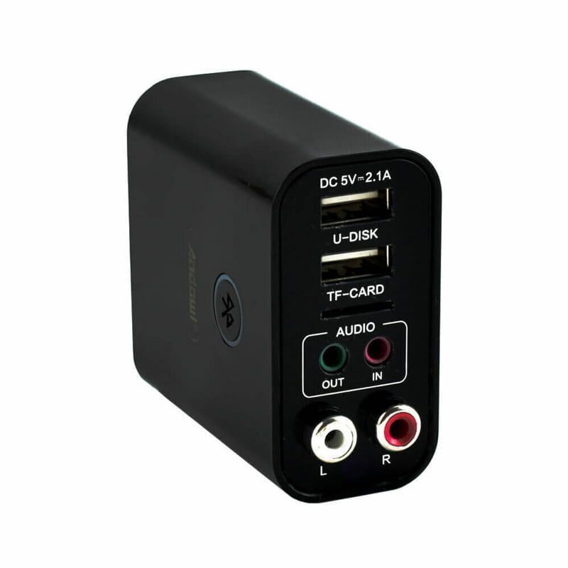 Andowl Ασύρματος Αναμεταδότης Ήχου Μπριζάκι Bluetooth K16 - Wireless Audio Adapter - Image 3