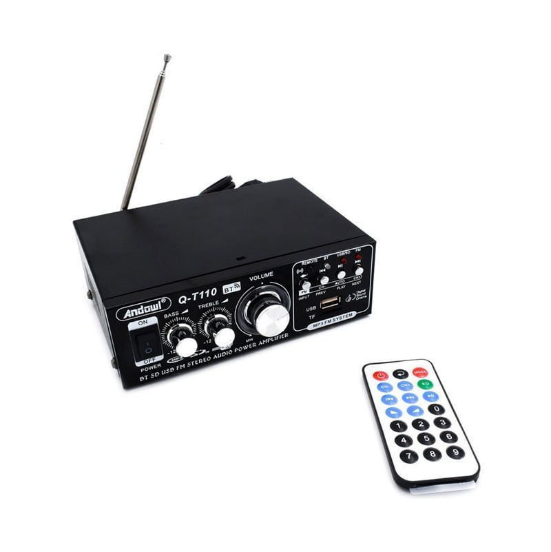 Andowl Τελικός Ενισχυτής Hi-Fi Stereo Q-T110 Max - Karaoke Reverberation Power Amplifier - Image 2