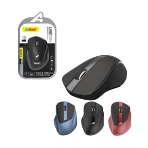 Andowl Ασύρματο Εργονομικό Ποντίκι 2.4 GHZ QM66 - Wireless mouse - sukki.gr