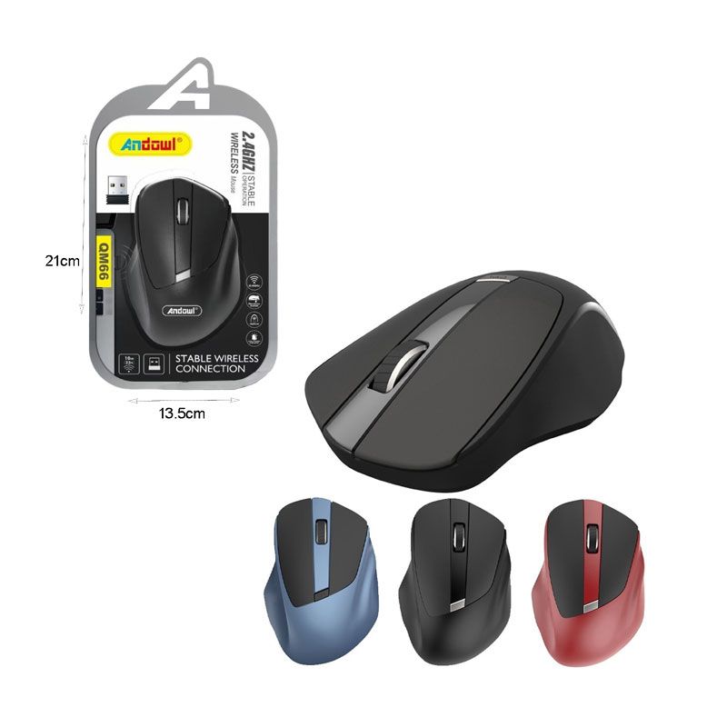 Andowl Ασύρματο Εργονομικό Ποντίκι 2.4 GHZ QM66 - Wireless mouse - Image 7
