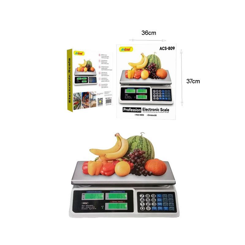 Andowl Επαγγελματική Ψηφιακή Ζυγαριά ACS-809 - Electronic Scale - Image 7