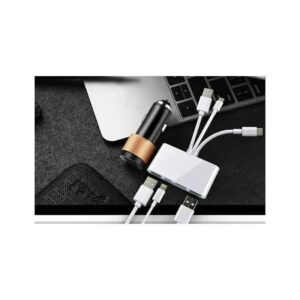 Alternative view of Andowl 5 σε 1 Lightning+Type C+USB A Card Reader με 3 Καλώδια Andowl Q-Z09 - 3-wire  5 in 1 card reader Q-Z09