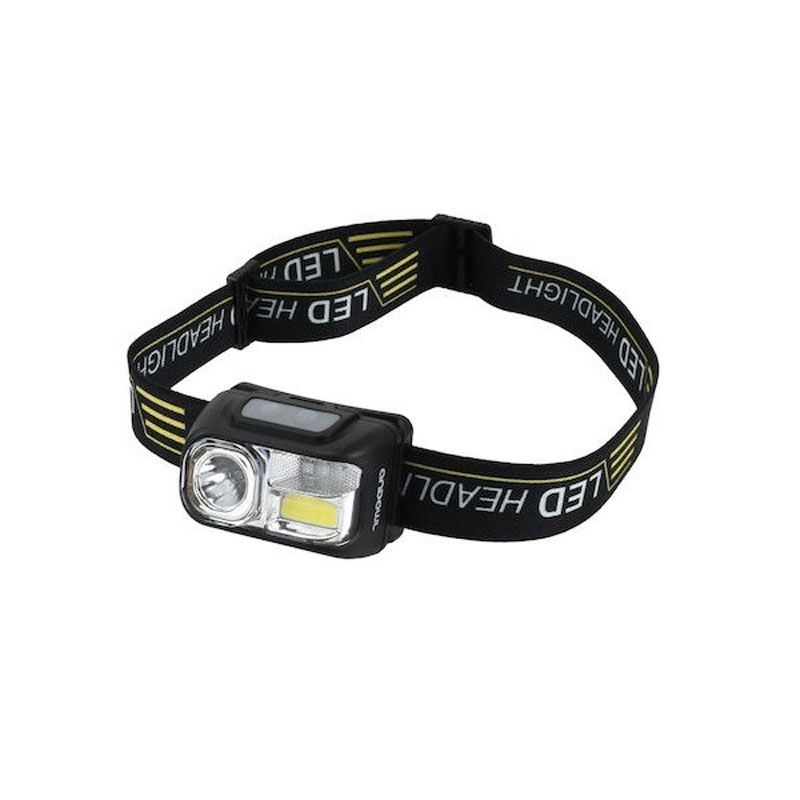 Andowl Επαναφορτιζόμενος Φακός Κεφαλής LED Αδιάβροχος με Μέγιστη Φωτεινότητα 400lm Q-TD208 - High Light Head Lamp - Image 2