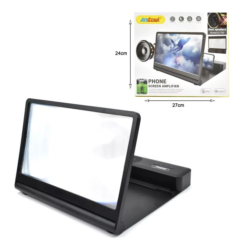 Andowl Μεγεθυντής Οθόνης Κινητού Q-T93 - Phone Screen Amplifier Dual Speakers - Image 4