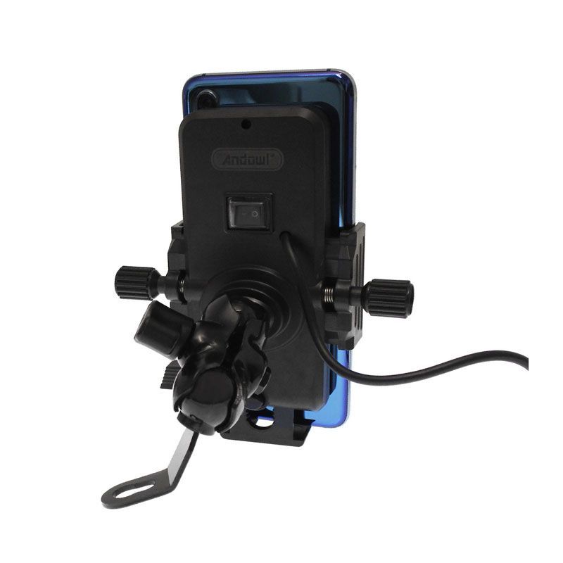 Andowl Βάση Κινητού Μοτοσυκλέτας με Μπίλια Q-CD66 – Phone holder - Image 2