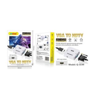 Andowl Αντάπτορας 3.5mm / VGA female - HDMI female Q-JC144 - VGA to HDTV - sukki.gr