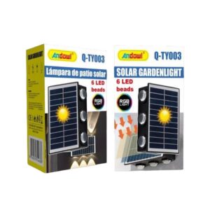 Andowl Ηλιακός Προβολέας με 6 LED και RGB Q-TY003 - Solar Gardenlight Q-TY003 - sukki.gr