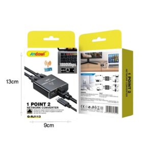 Alternative view of Andowl Μετατροπέας Δικτύου 1000Mbps Q-RJ113 - Network converter 1 Point 2