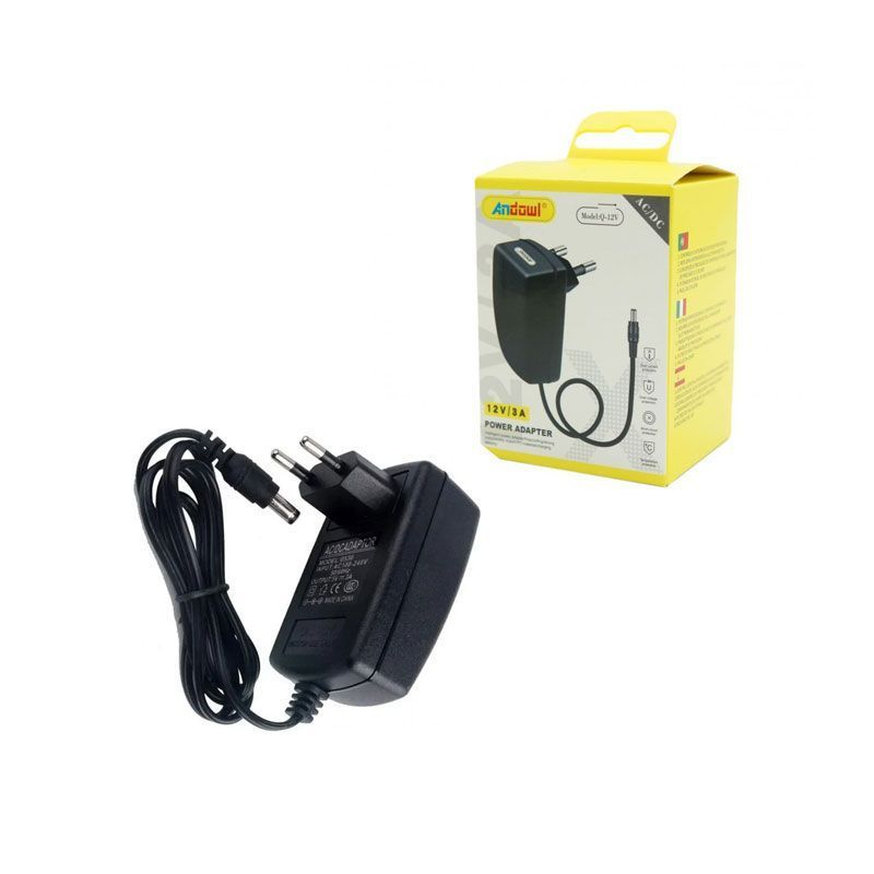Andowl Τροφοδοτικό AC/DC 12V/3A Q-12V - Power Adapter - sukki.gr