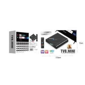 Alternative view of Andowl TV8.Mini Box8K GPU 4GB RAM και 64GB Αποθηκευτικό Χώρο με Λειτουργικό Android 13.0 - TV8.Mini Box