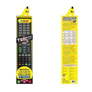 Andowl Universal Τηλεχειριστήριο Q-YK200 για Τηλεοράσεις - TV Universal Remote Control - sukki.gr
