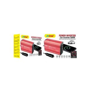 Andowl Inverter Αυτοκινήτου Τροποποιημένου Ημιτόνου 500W για Μετατροπή 12V DC σε 220V AC Q-N7001 - Power Inverter - sukki.gr
