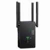 Andowl Q-W012 WiFi Extender Dual Band (2.4 & 5GHz) 1200Mbps με 2 Θύρες Ethernet - WiFi Range Extender/ Repeater/ Router - sukki.gr