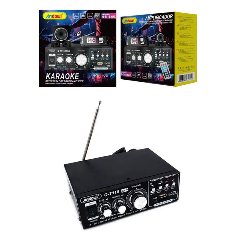 Andowl Τελικός Ενισχυτής Hi-Fi Stereo Q-T110 Max - Karaoke Reverberation Power Amplifier - sukki.gr