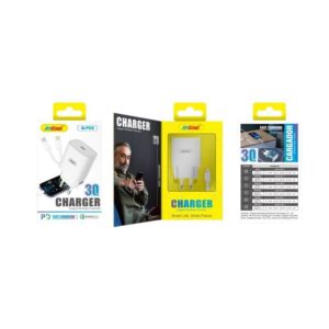 Andowl Φορτιστής με καλώδιο Type-C σε Lightning 30W Q-PD8 - Charger - sukki.gr