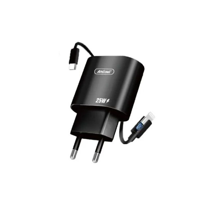 Andowl Φορτιστής με Θύρα Type-C σε Type-C Q-CD699 - Charger - Image 2