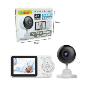 Alternative view of Andowl Baby Monitor 2.8” με κάμερα και εφαρμογή WiFi Ultra HD 4K Q-A006 - Video baby monitor