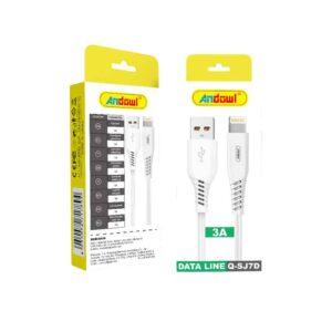 Andowl Καλώδιο φόρτισης USB σε Lightning 3A Q-SJ7D- USB Data Cable - sukki.gr
