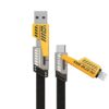 Andowl Καλώδιο Δεδομένων 4σε1 65W 120cm Q-SJ60 - 4in1 Data Cable - sukki.gr