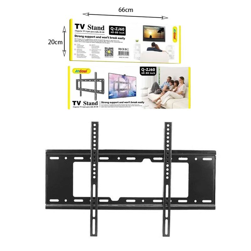 Andowl Βάση τηλεόρασης τοίχου 40-80 inch και 50kg Q-ZJ60 - Wall Mount TV Stand - Image 5