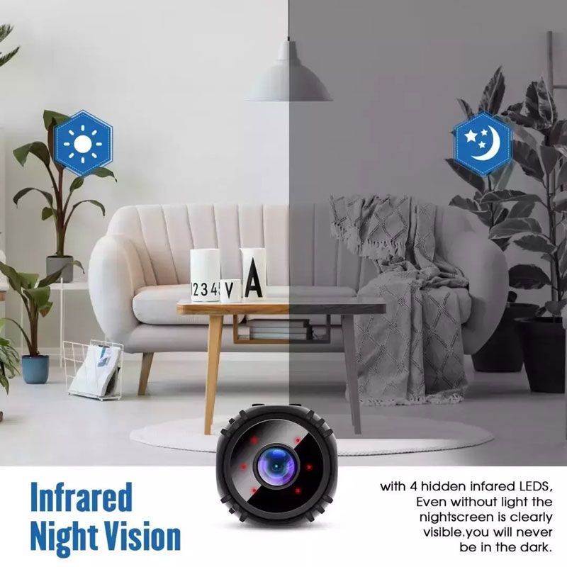 Andowl Κρυφή Κάμερα WiFi 1080p με Υποδοχή για Κάρτα Μνήμης και Ανιχνευτή Κίνησης Q-S710 - Mini WIFI USB IP Camera - Image 2
