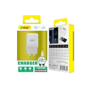 Andowl Φορτιστής κινητού με καλώδιο Lightning Q-CD690B - Mobile charger with Lightning cable - sukki.gr
