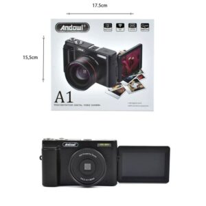 Alternative view of Ψηφιακή Φωτογραφική Μηχανή 8MP 4K Ultra HD 16x Digital WiFi Andowl A1