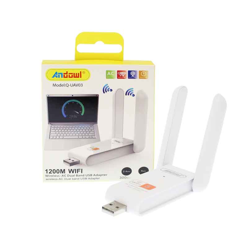 Andowl Q-UAV03 Ασύρματος USB Αντάπτορας Δικτύου 866Mbps - Wireless -AC Dual Band USB Adapter - sukki.gr