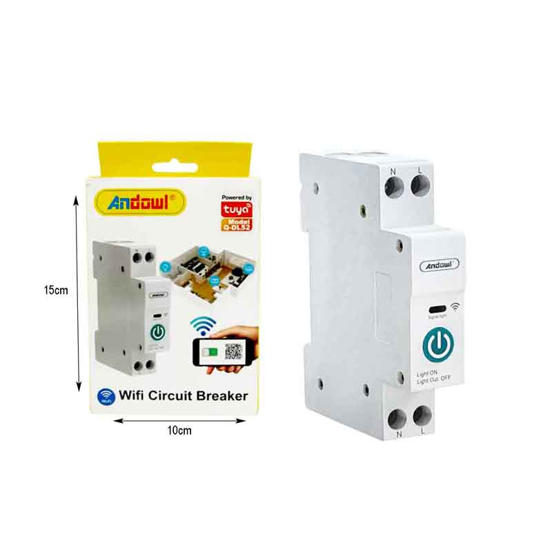 Andowl Διακόπτης κυκλώματος Wi-Fi Q-DL52 - Wifi Circuit Breaker - Image 6