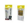 Andowl Καλώδιο Audio 3.5mm 3.5mm Αρσενικό Διπλό Θηλυκό Q-YP12 - Audio Cable - sukki.gr