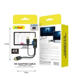 Alternative view of Andowl HD Αντάπτωρας καλωδίου Q-HD83 - HD Adapter Cable