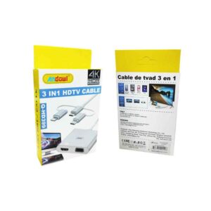 Andowl HDTV Καλώδιο 3 σε 1 Q-HD399 - HDTV Cable - sukki.gr